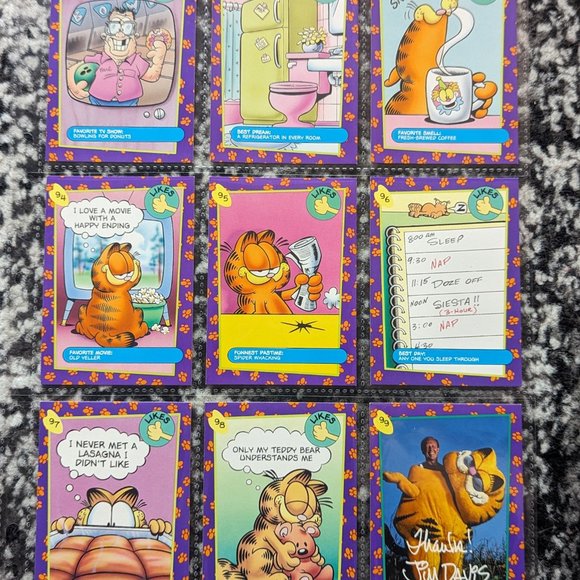 Garfield Trading Cards lot - Picture 11 of 12